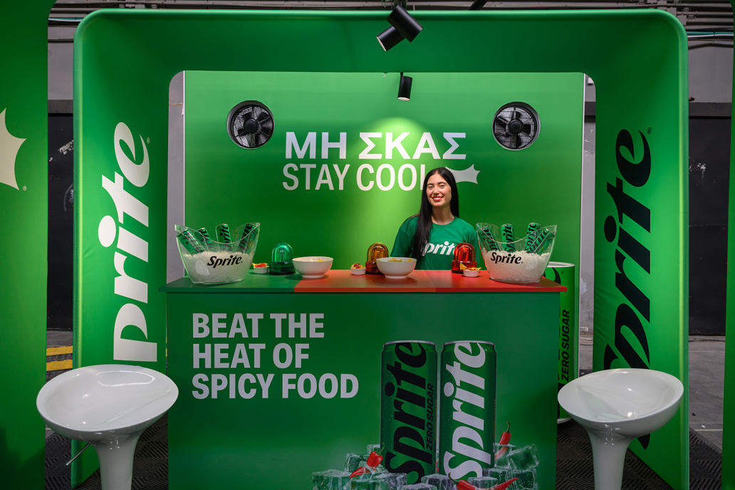 Sprite at the Colourday Festival
