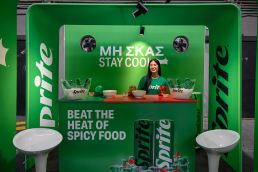 Sprite at the Colourday Festival