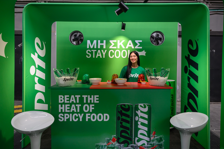 Sprite at the Colourday Festival