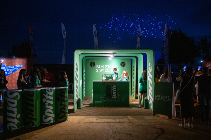Sprite at the Colourday Festival